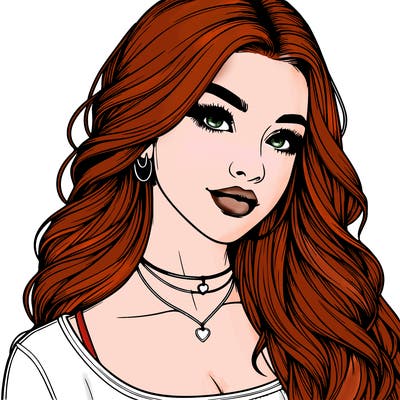 detailed realistic girl