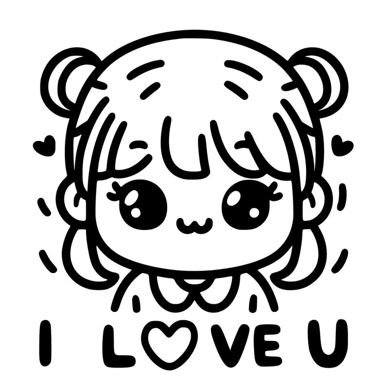 girl saying i love u