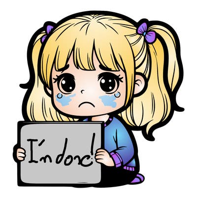 sad girl with a blank sign