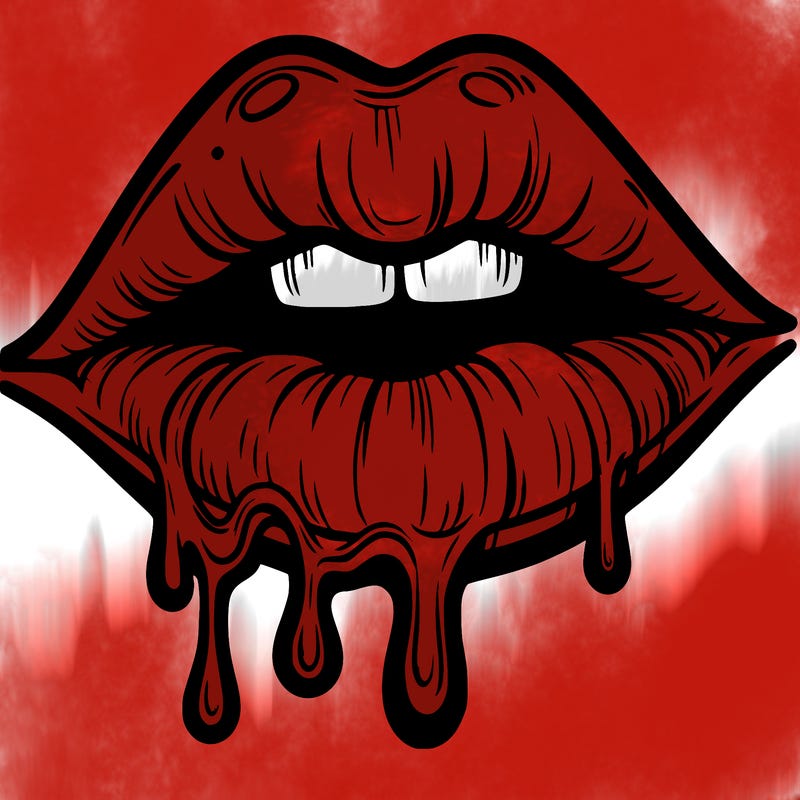 lips that look realistic and drip