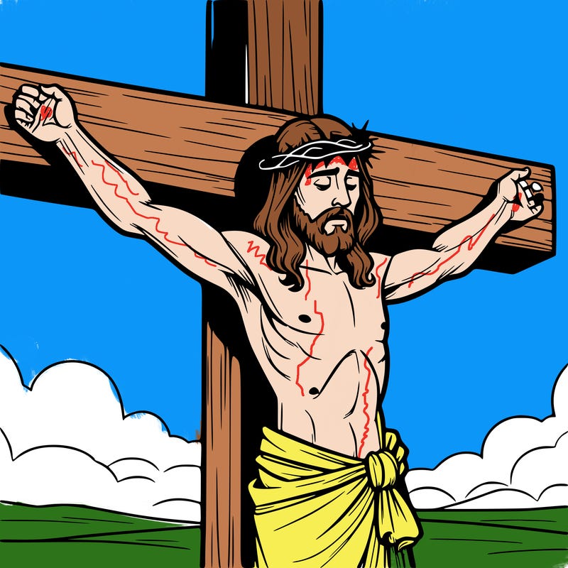 jesus on the cross