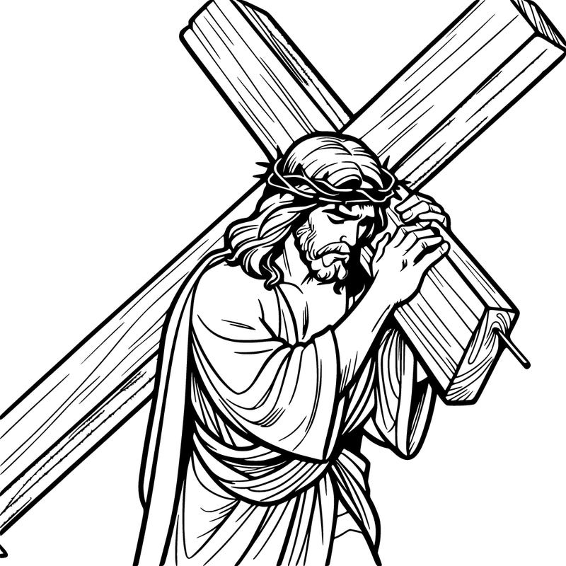 jesus carrying the cross
