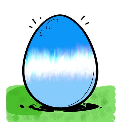 blank egg