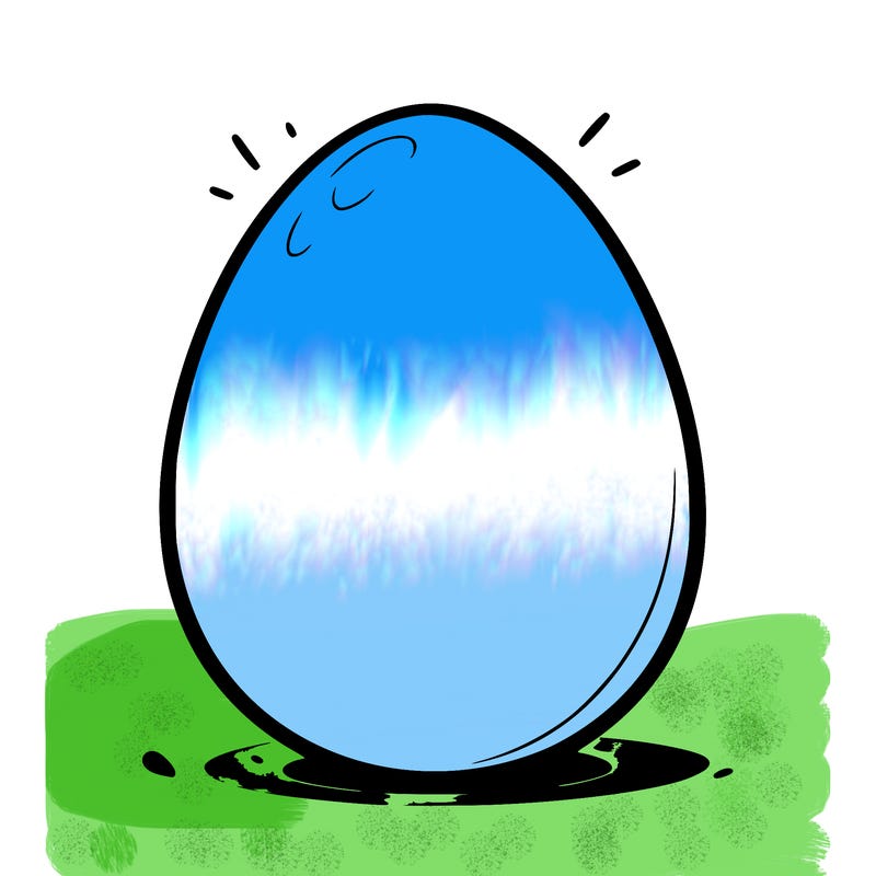 blank egg