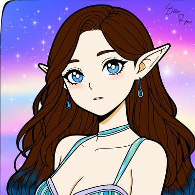 realistic girl elf