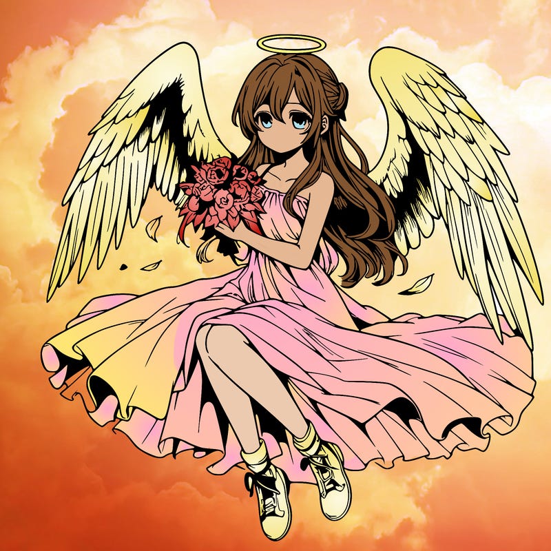 manga angel realistic