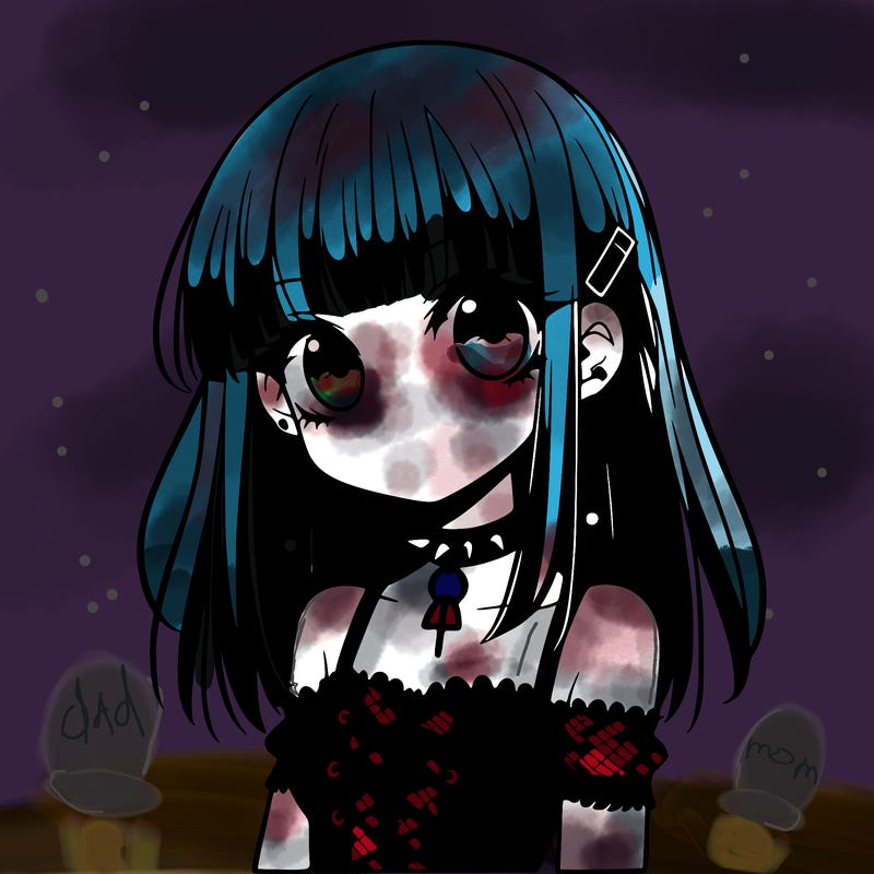 manga goth girl