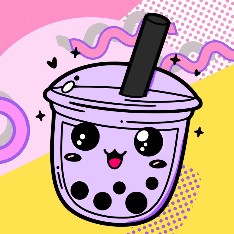 asthetic boba tea