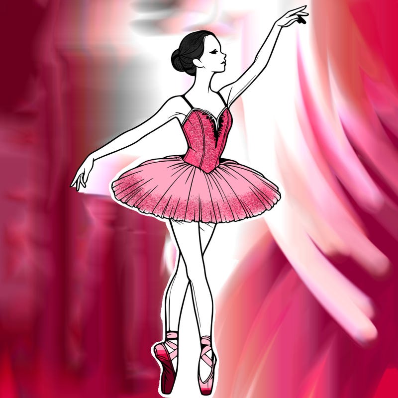 realistic ballerina