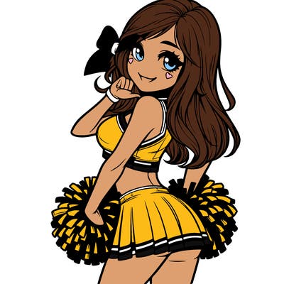 realistic cheerleader