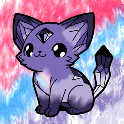 crystal kitten