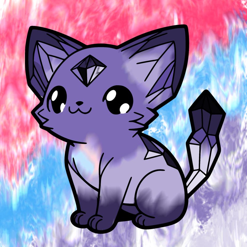 crystal kitten