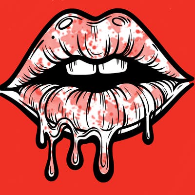 lips that look realistic and drip