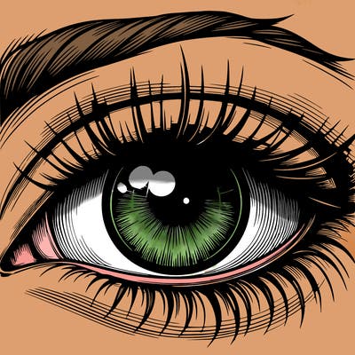 realistic eye