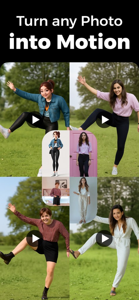 AI Dance Video - AI Face Dance - Turn any photo into motion with AI dance video animation