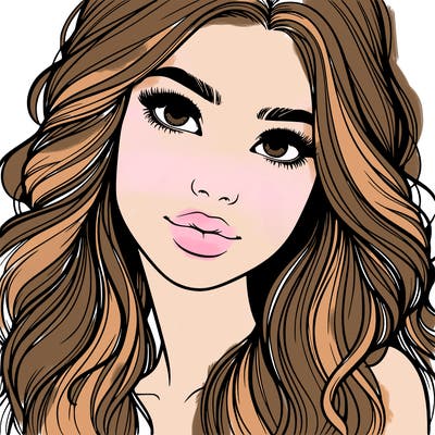 beautiful realistic girl