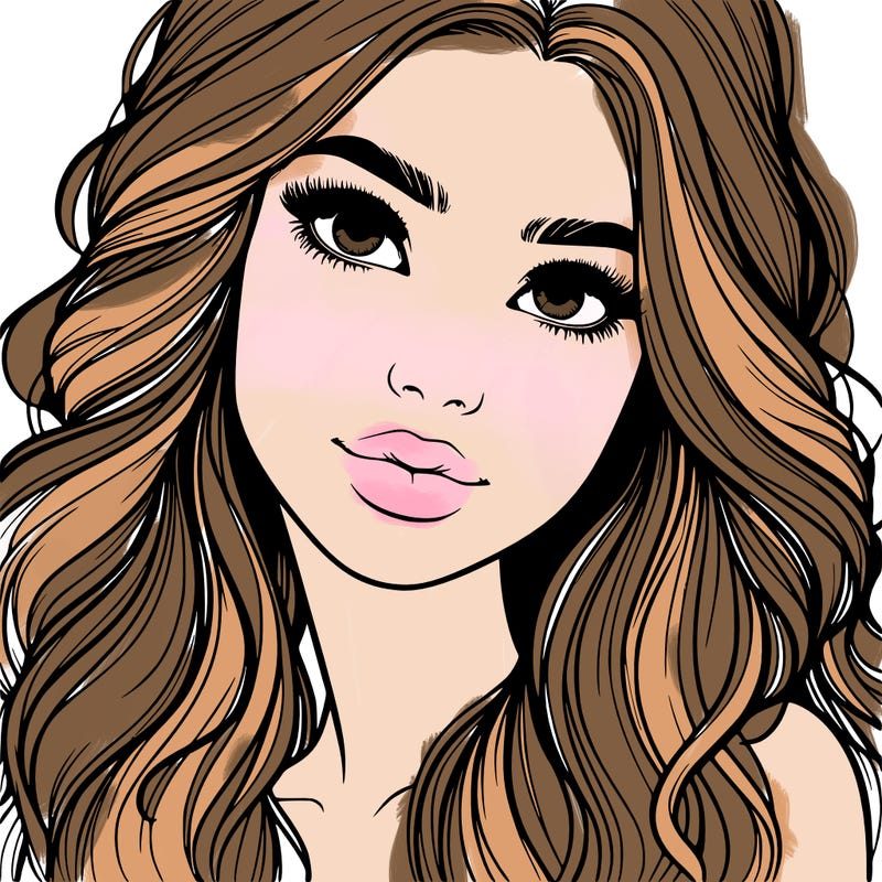 beautiful realistic girl