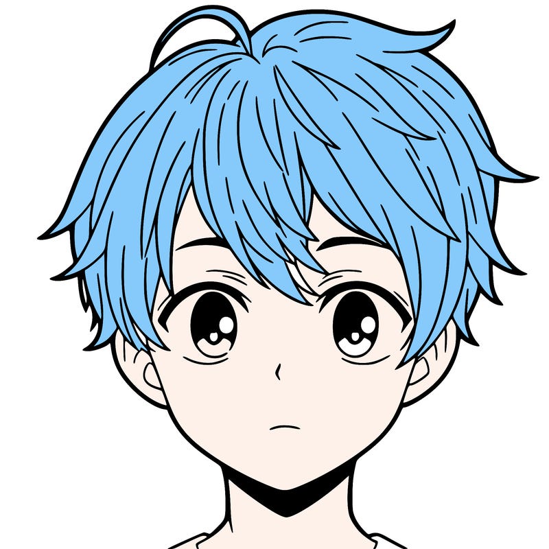 anime guy with short hair