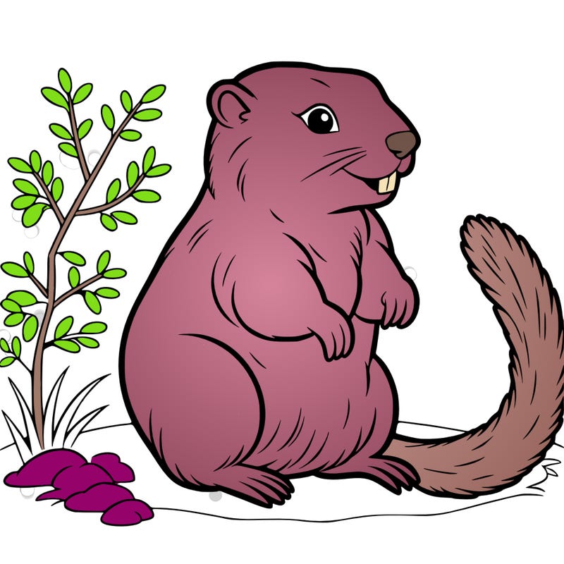yellow bellied marmot