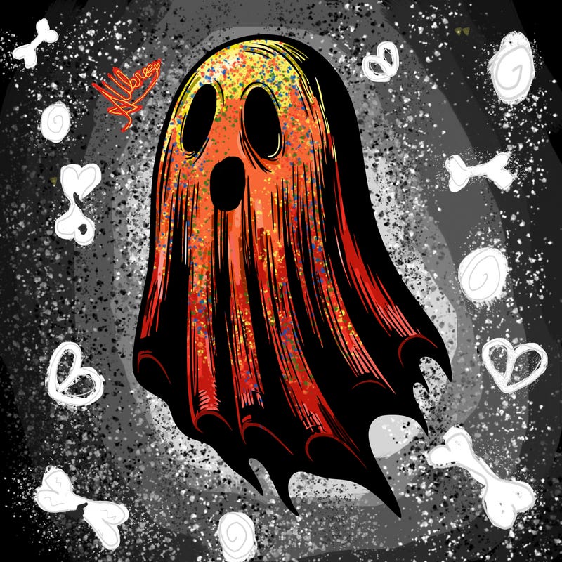 realistic creepy ghost