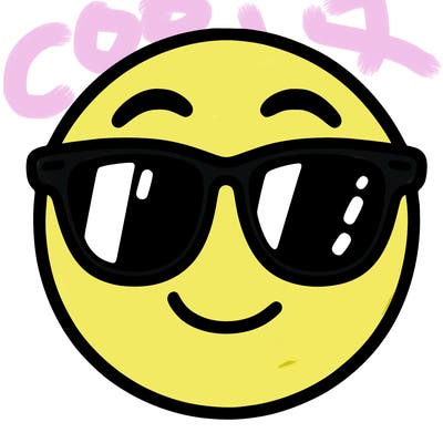 emoji with sunglasses