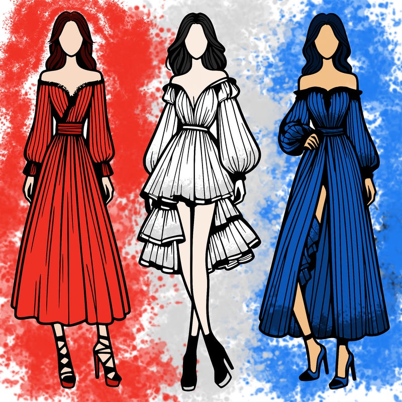 fashion models dresses