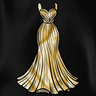 attractive long fashion dress