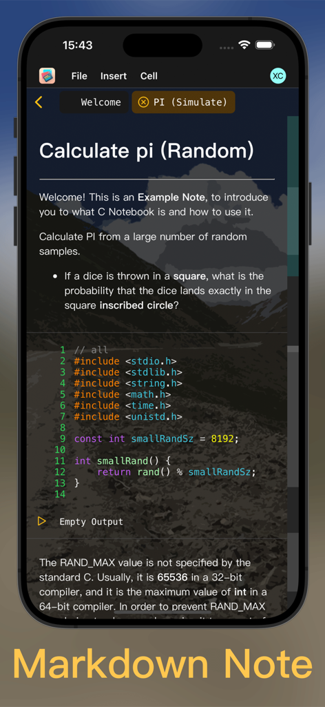 C Notebook - Developer Tools App | MWM