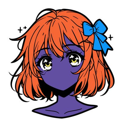 anime girl face