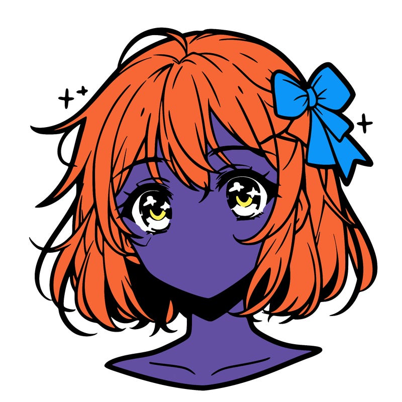 anime girl face