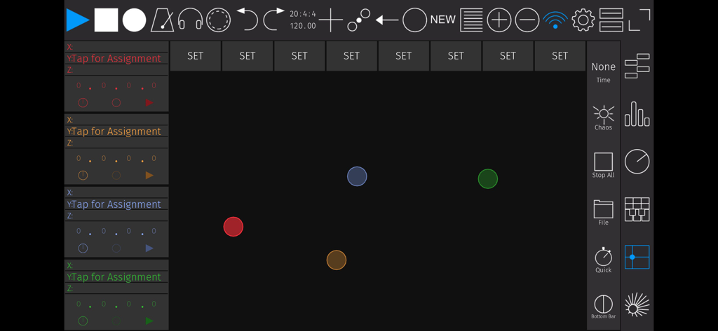 touchAble Pro - Interface de pad XY personnalisable dans touchAble Pro pour le contrôle MIDI d'Ableton Live