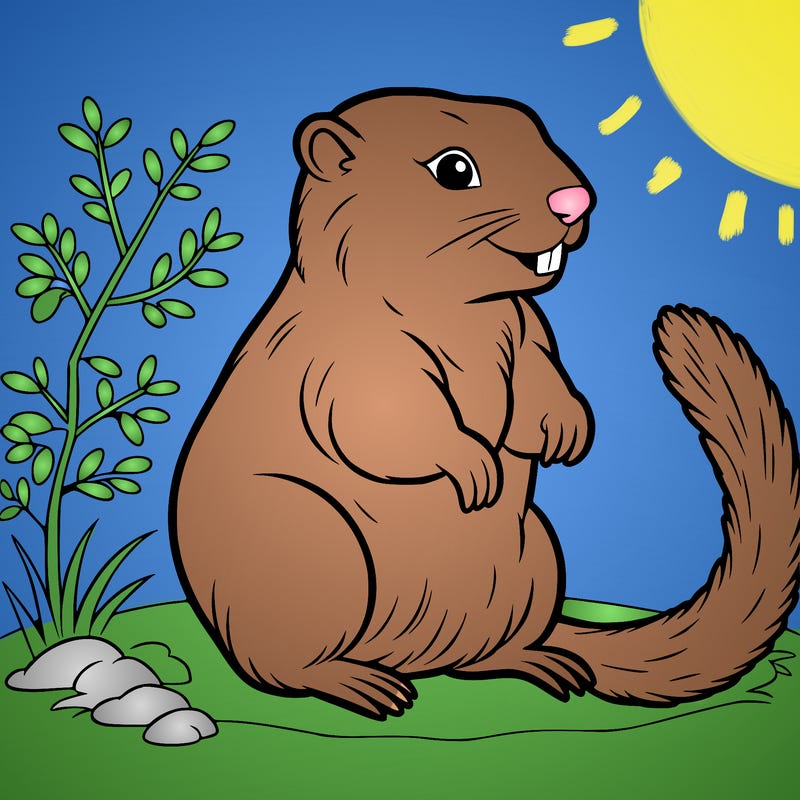 yellow bellied marmot