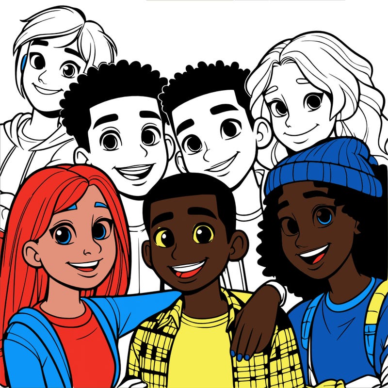 a mixed friend group