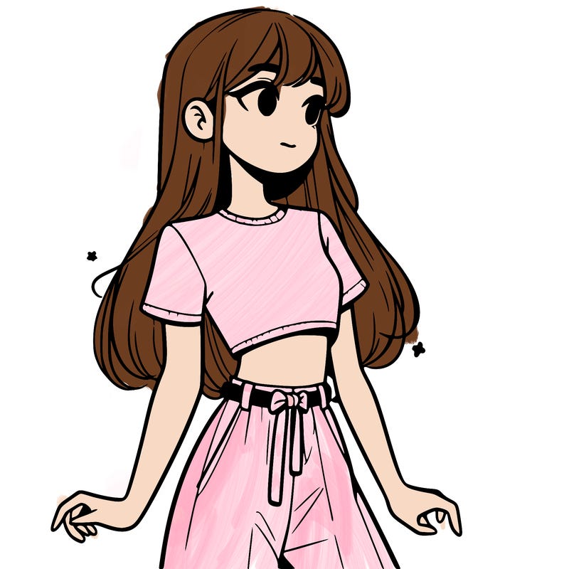 girl in a cute crop top