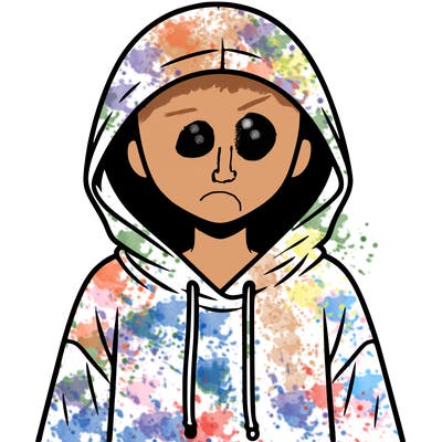 faceless girl in hoodie