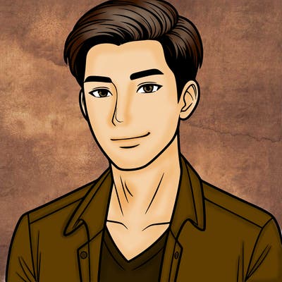 a attractive asian man