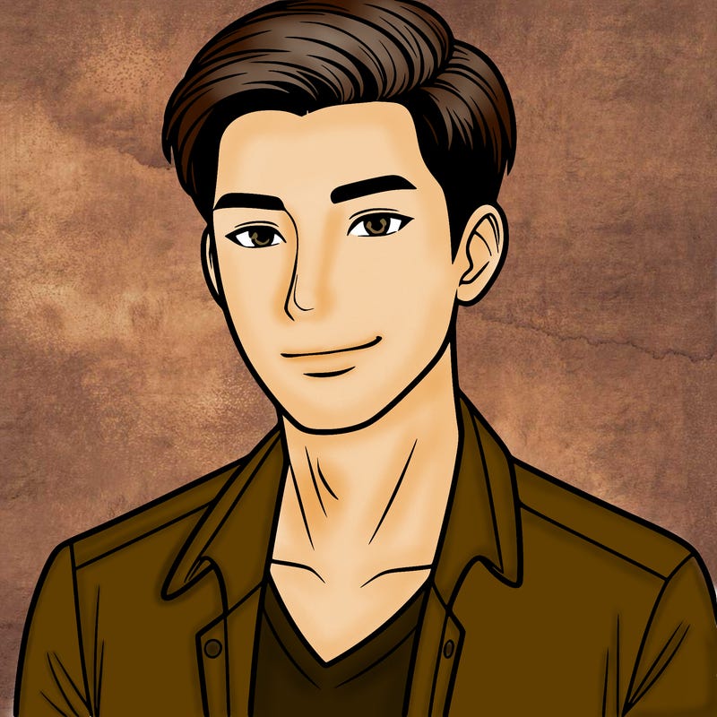 a attractive asian man