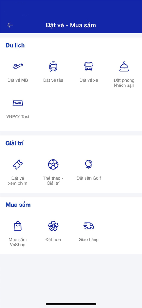 SCB Mobile Banking - SCB Mobile Banking interface showing travel, entertainment, and shopping booking options