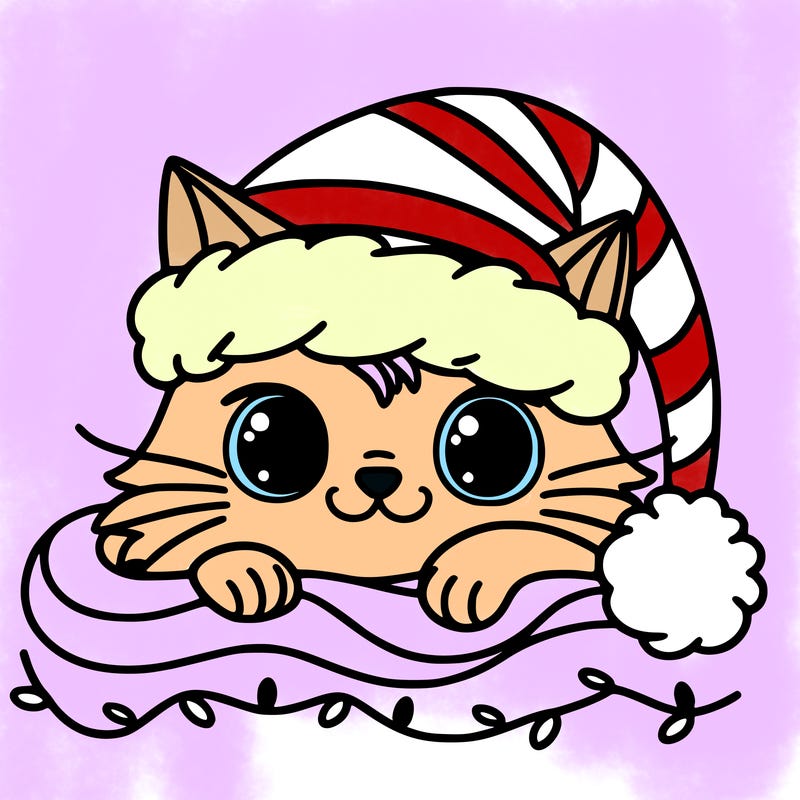 cat christmas