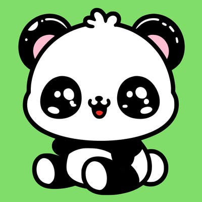 kawaii panda