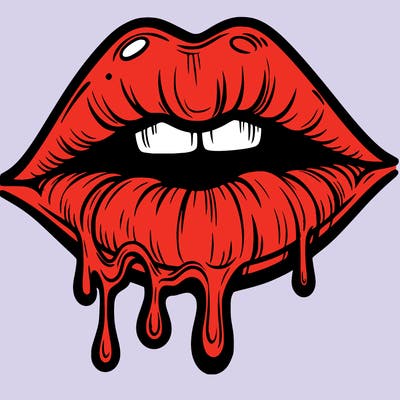 lips that look realistic and drip