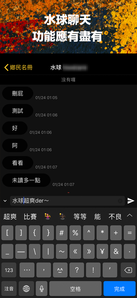 Chat interface of PiTT app for PTT showing private messages in Traditional Chinese