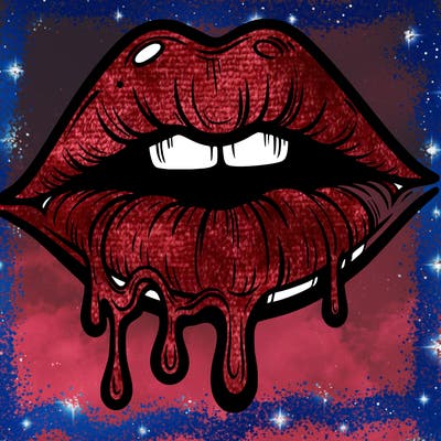 lips that look realistic and drip