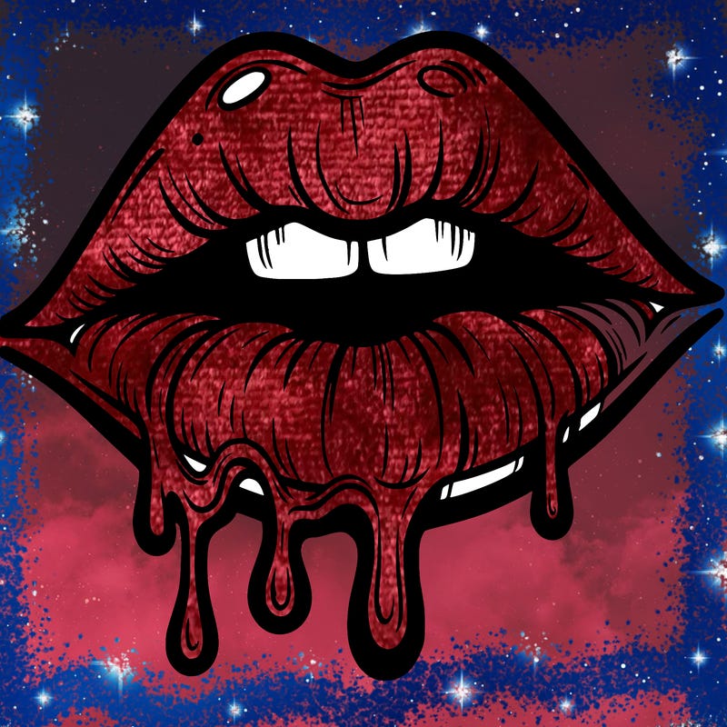 lips that look realistic and drip