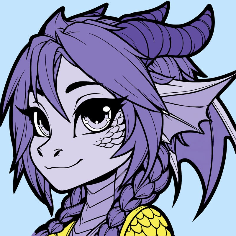 realistic dragonkin girl