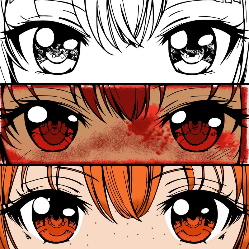 anime eyes