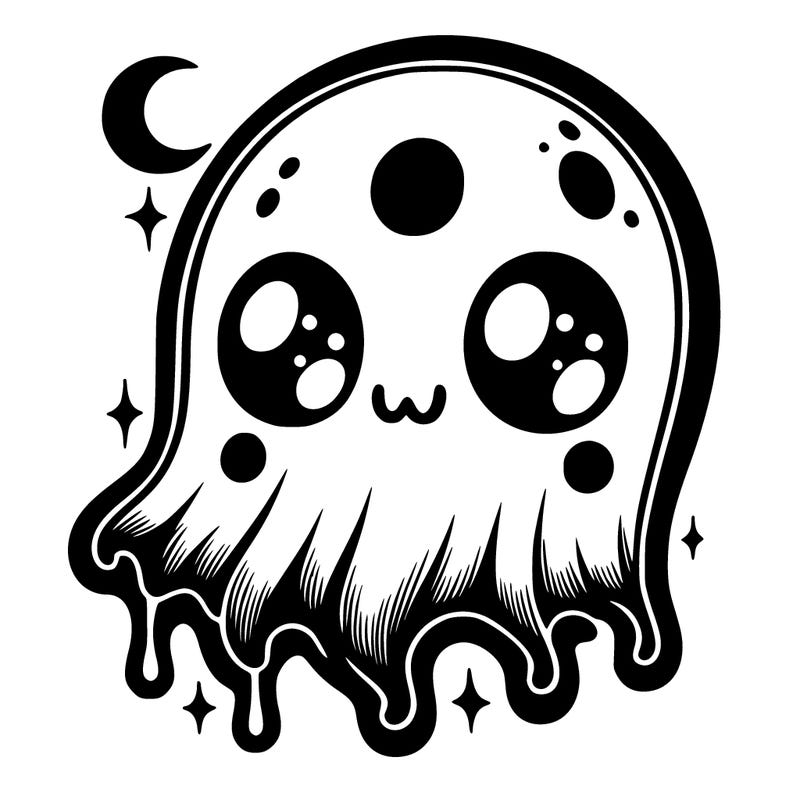 gothic cute cute ghost