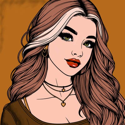 detailed realistic girl