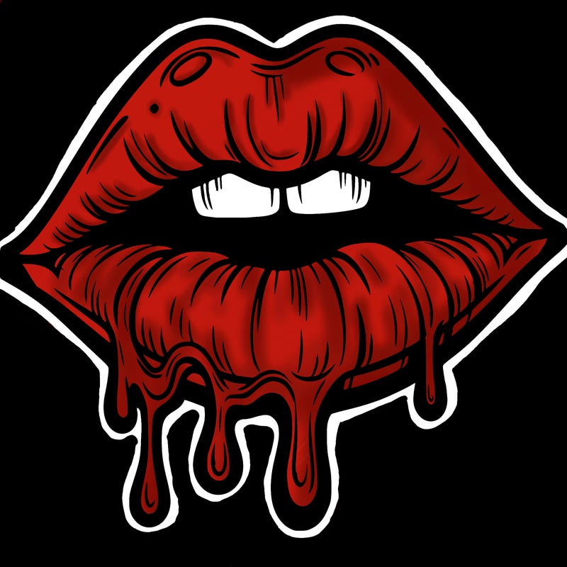 lips that look realistic and drip