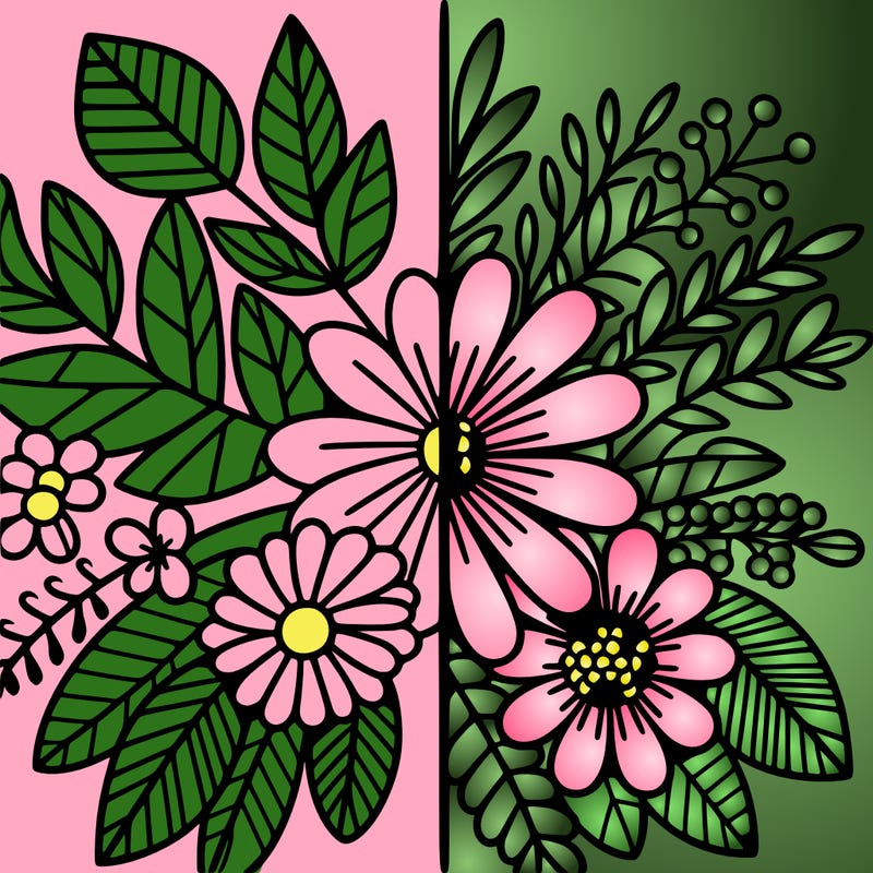 flowers split